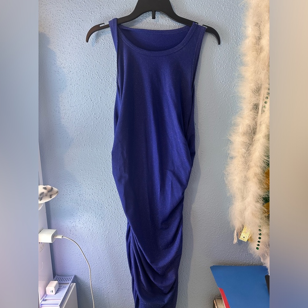 Blue long dress with sparkles from Amazon size Medium💙